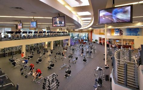 美国的健康房， LA Fitness里的样子，设备很丰富