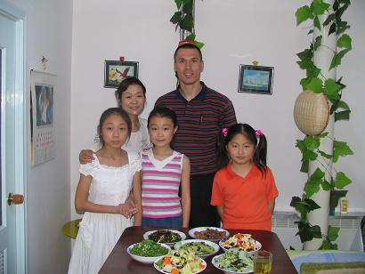 Visit with a Chinese family