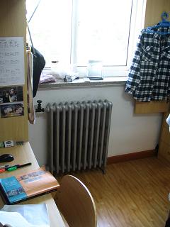 The heater in my dorm room